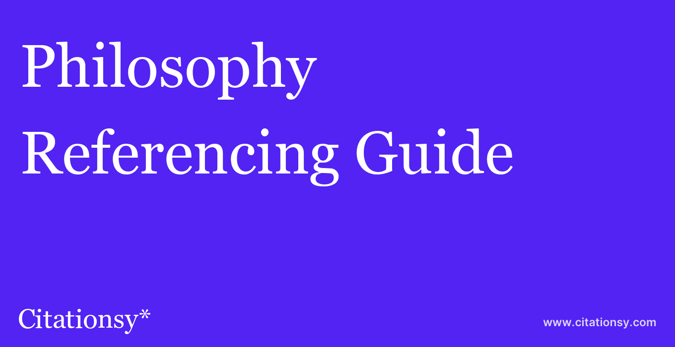 cite Philosophy & Public Affairs  — Referencing Guide